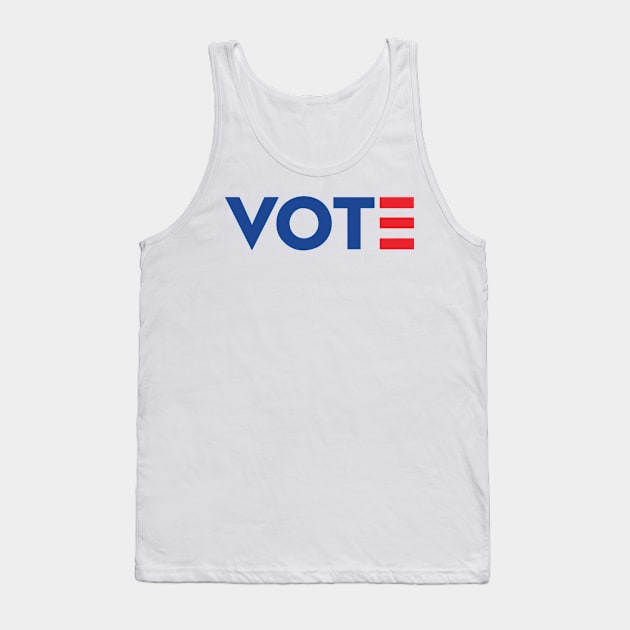 VOTE Tank Top by Eugene and Jonnie Tee's